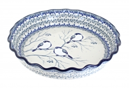 Bluebird Pie Plate